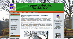 Desktop Screenshot of heemkundecarelderoy.nl